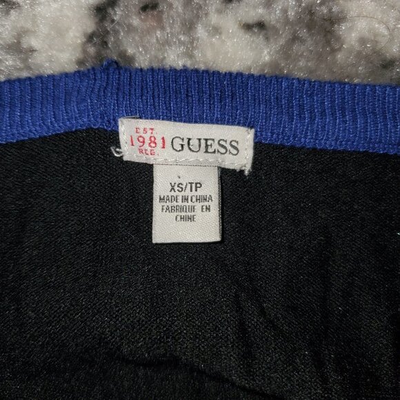 Guess Black/Blue Dress || XS || EUC - Picture 3 of 7